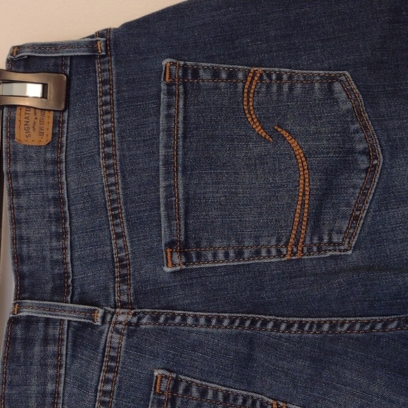 Signature Levi Strauss Dark Blue Denim Jean Shorts size 2 - Picture 7 of 12